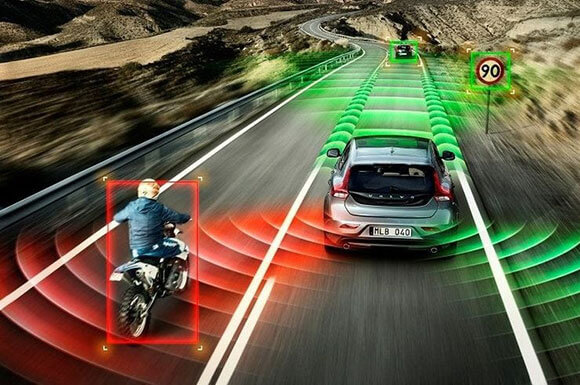 Crash Avoidance System Graphic