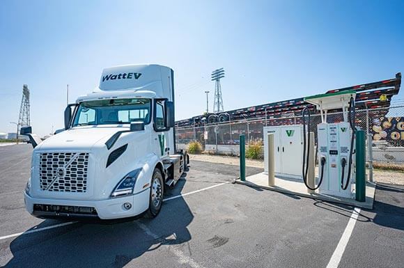 Electric Truck Charging Station
